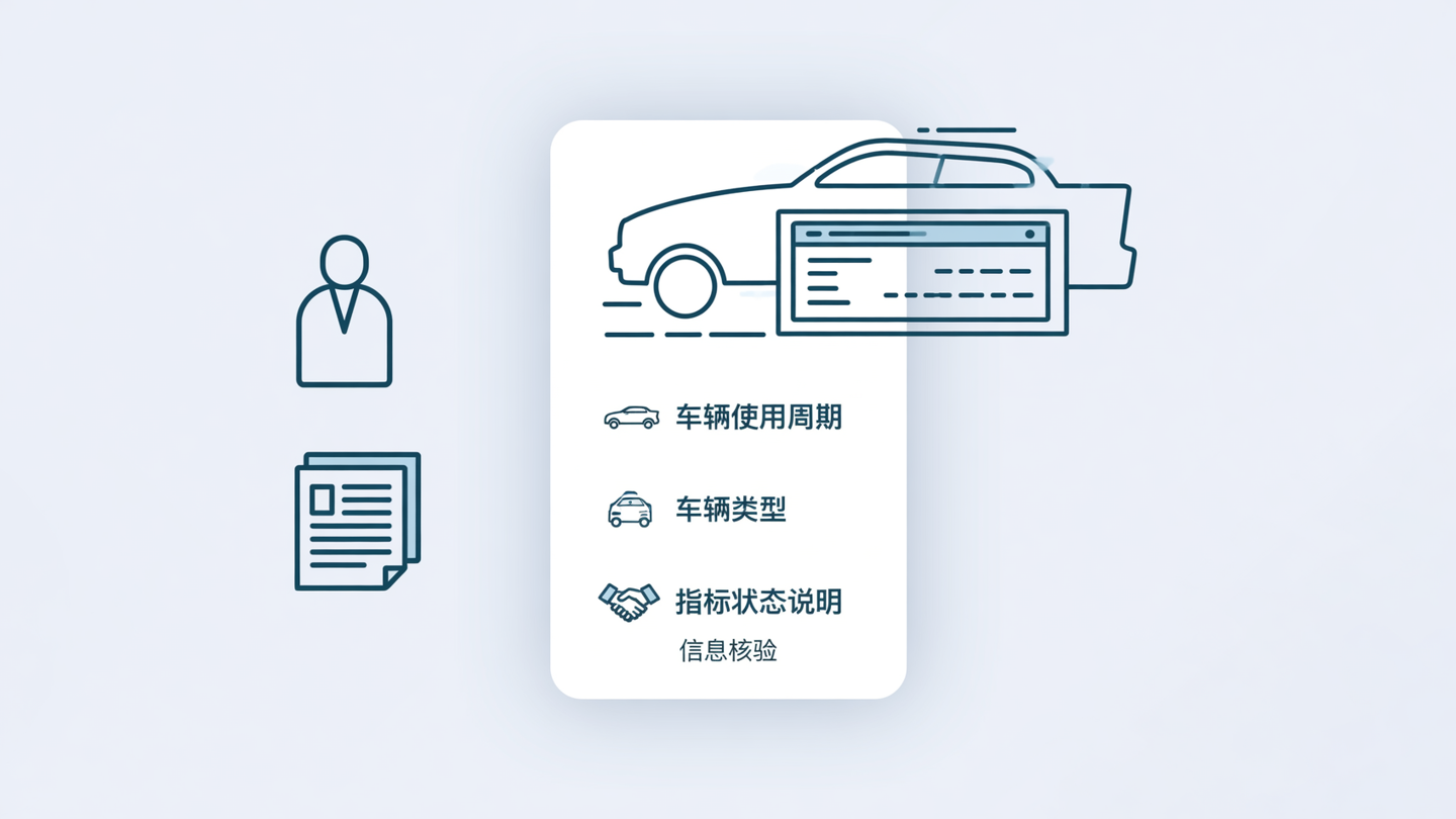 出租方车辆信息确认卡片图
