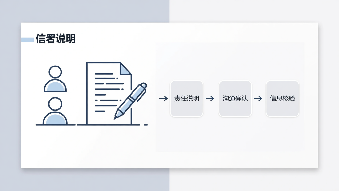 京牌合同沟通阶段责任约定说明图