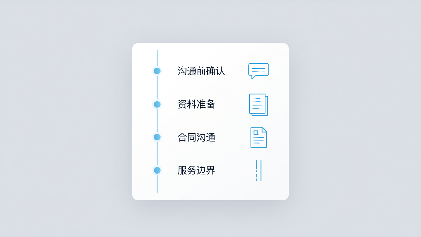 京牌长租服务周期沟通确认流程图