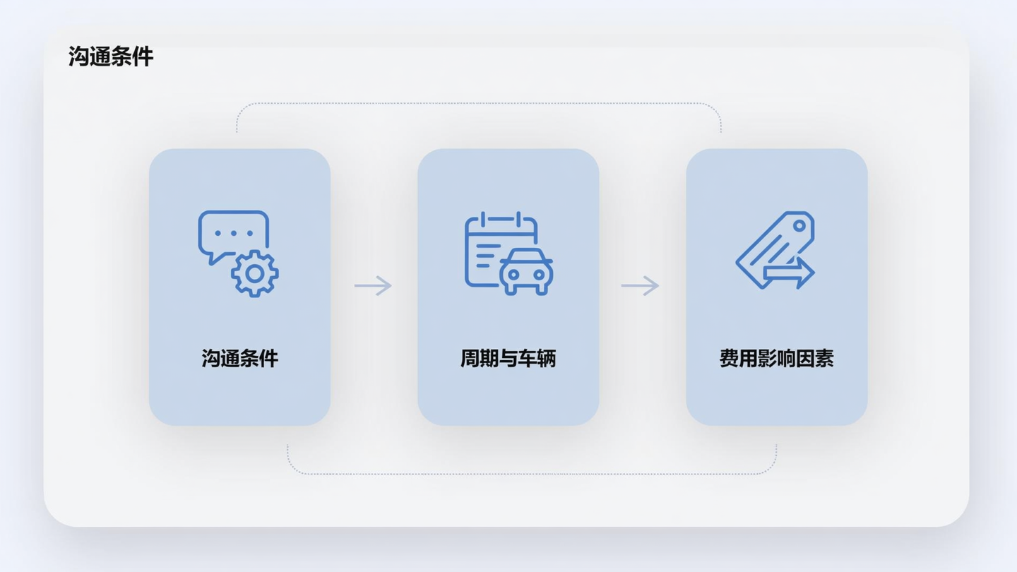 京牌价格沟通影响因素信息图