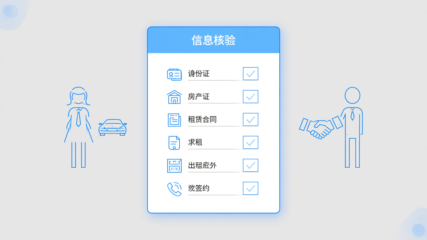 京牌租赁服务资料核验清单信息卡
