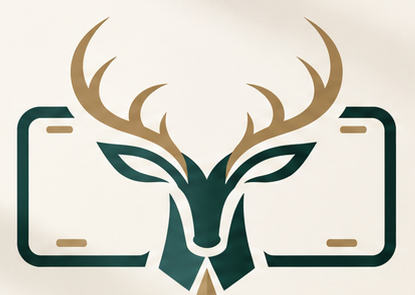 京鹿京牌鹿头车牌LOGO